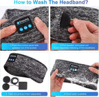 Wireless Sleep Band with Light Blocking Eye Mask and Padded Speakers, Three Night Battery All Vera Mart