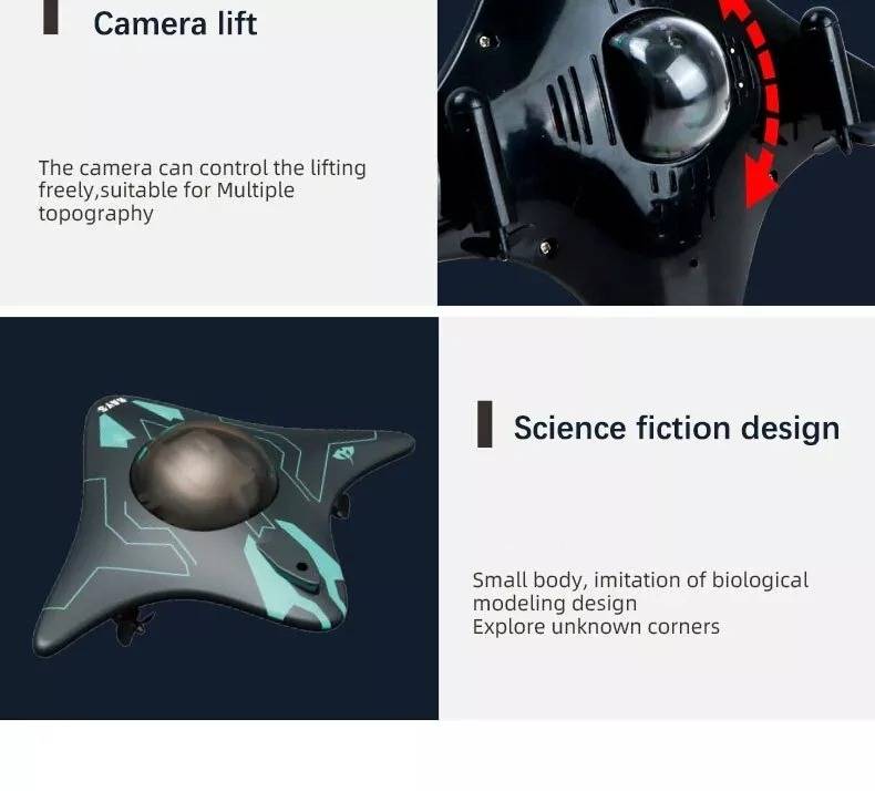 Smartphone-Controlled Underwater Drone with Live Video Camera and Gravity Sensor All Vera Mart