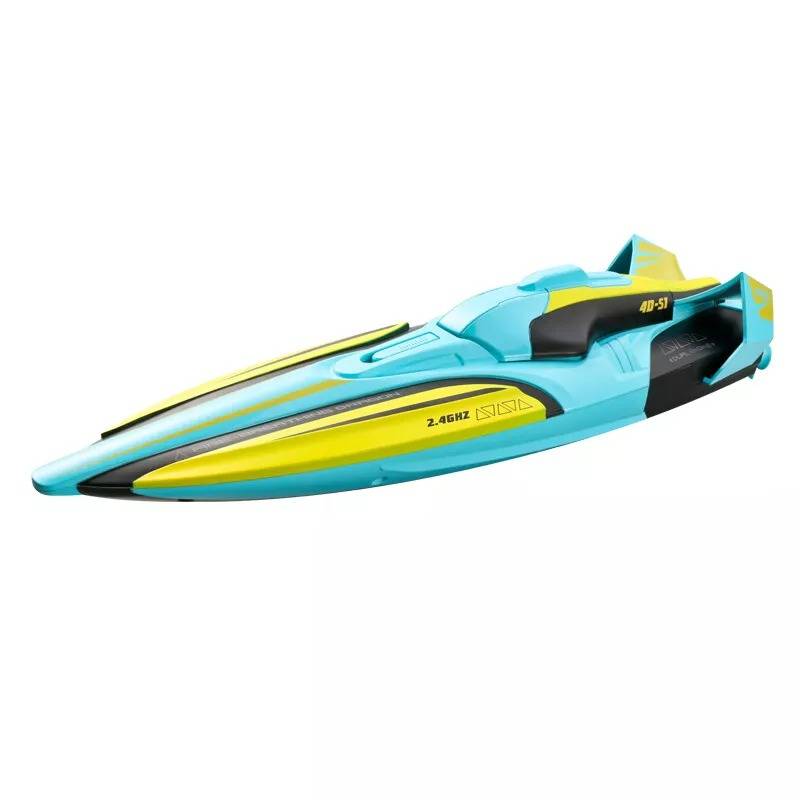 Remote Control Boat with Dual Motors and LED Lights, 35 km/h Speed All Vera Mart
