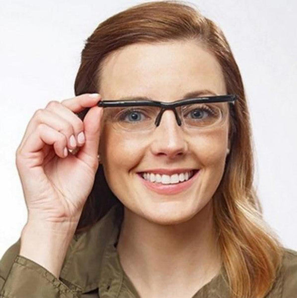 Dial Control Vision Glasses with Dual Layer Lenses and Adjustable Nose Pads All Vera Mart