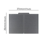 Grooved Silicone Dish Drying Mat with Dual-Sided Channels and Textured Grip All Vera Mart