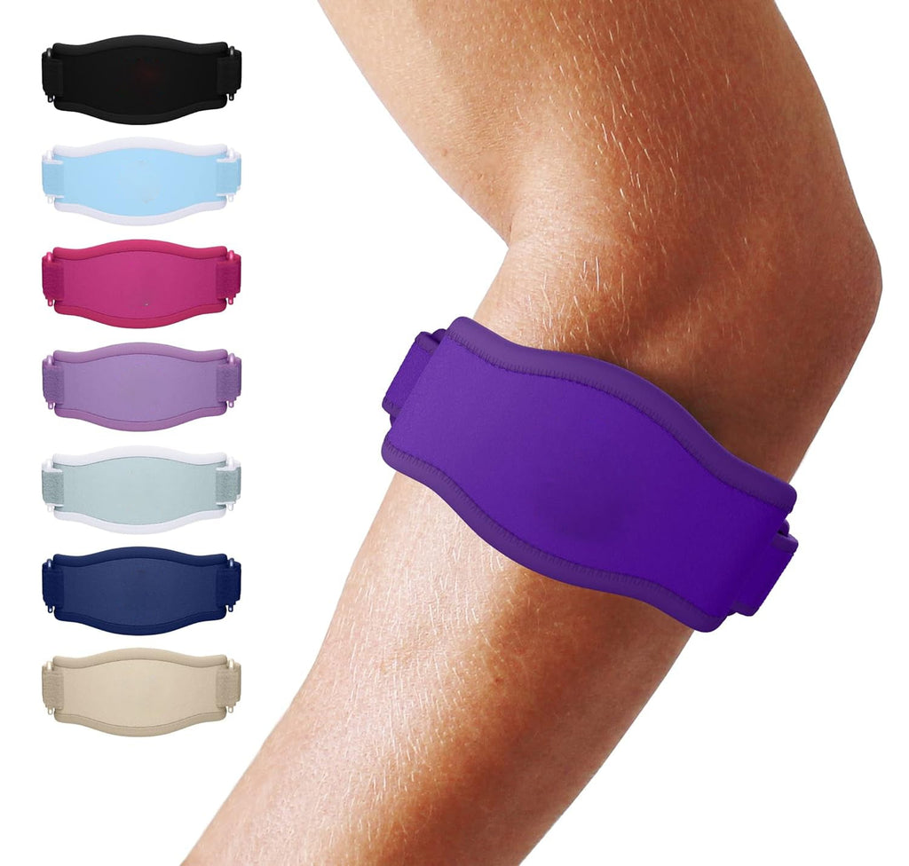 Adjustable Elbow Compression Brace with Triple Strap Support and Moisture Wicking All Vera Mart