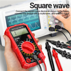 Digital Multimeter with Extended Test Probes and Continuity Buzzer All Vera Mart