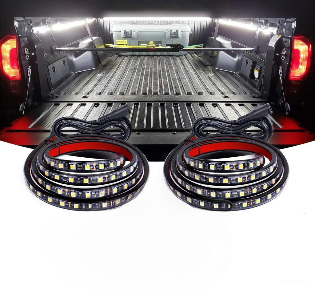 LED Truck Bed Light Strip 60 Inch with 3900 Lumens and IP67 Weather Rating All Vera Mart