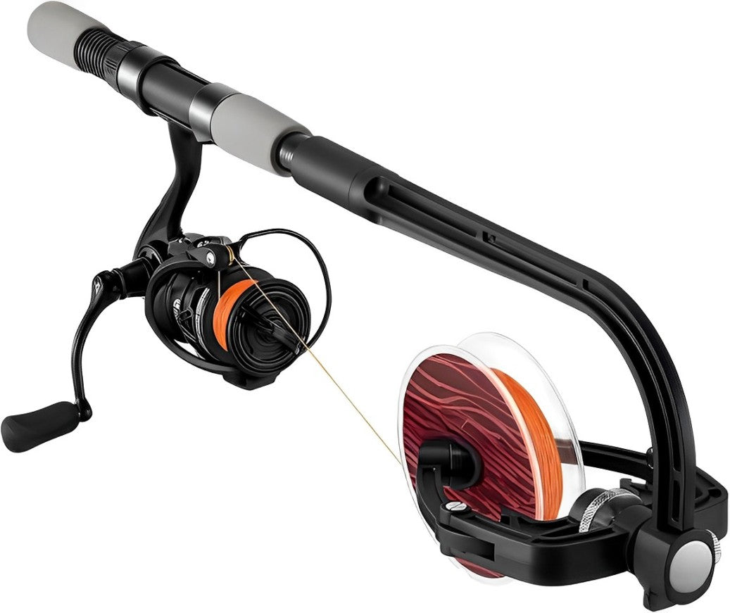 Portable Fishing Line Spooler with Spring Loaded Tension and Dual Reel Modes All Vera Mart