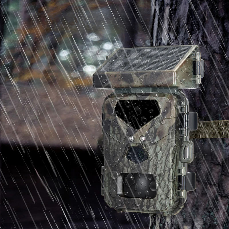 Solar Trail Camera with 20MP Photo and 1080P Video, Night Vision All Vera Mart