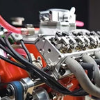Working V8 Engine Model Kit with Ignition Module and Moving Pistons for RC All Vera Mart