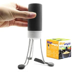 Pan Stirrer with Soft Silicone Head and Adjustable Speeds, Battery Operated All Vera Mart