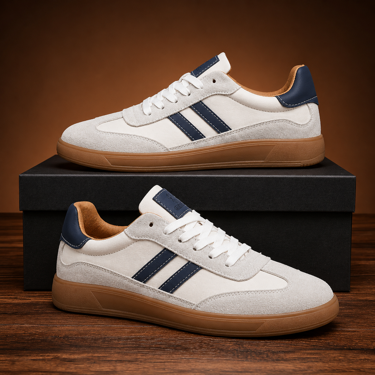 Lace Up Low Top Sneakers with Cushioned Footbed and Grip Sole for Everyday Wear