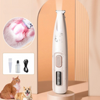 Rechargeable Pet Hair Trimmer with LED Light and Quiet Motor for Sensitive Areas All Vera Mart