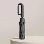 Compact Umbrella with Reinforced Wind-Resistant Frame and One-Touch Open, Carry Sleeve All Vera Mart