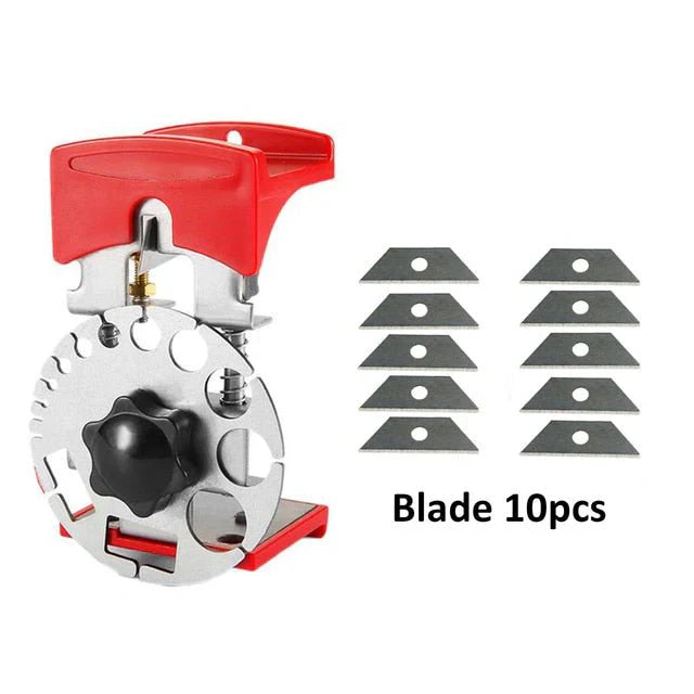 Adjustable Wire Stripper with 10 Replacement Blades for 24-0 AWG All Vera Mart