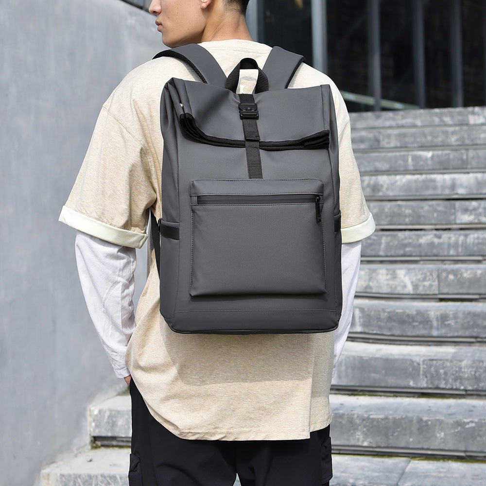 Rain-Resistant Commuter Backpack with Laptop Section and Padded Shoulder Straps All Vera Mart