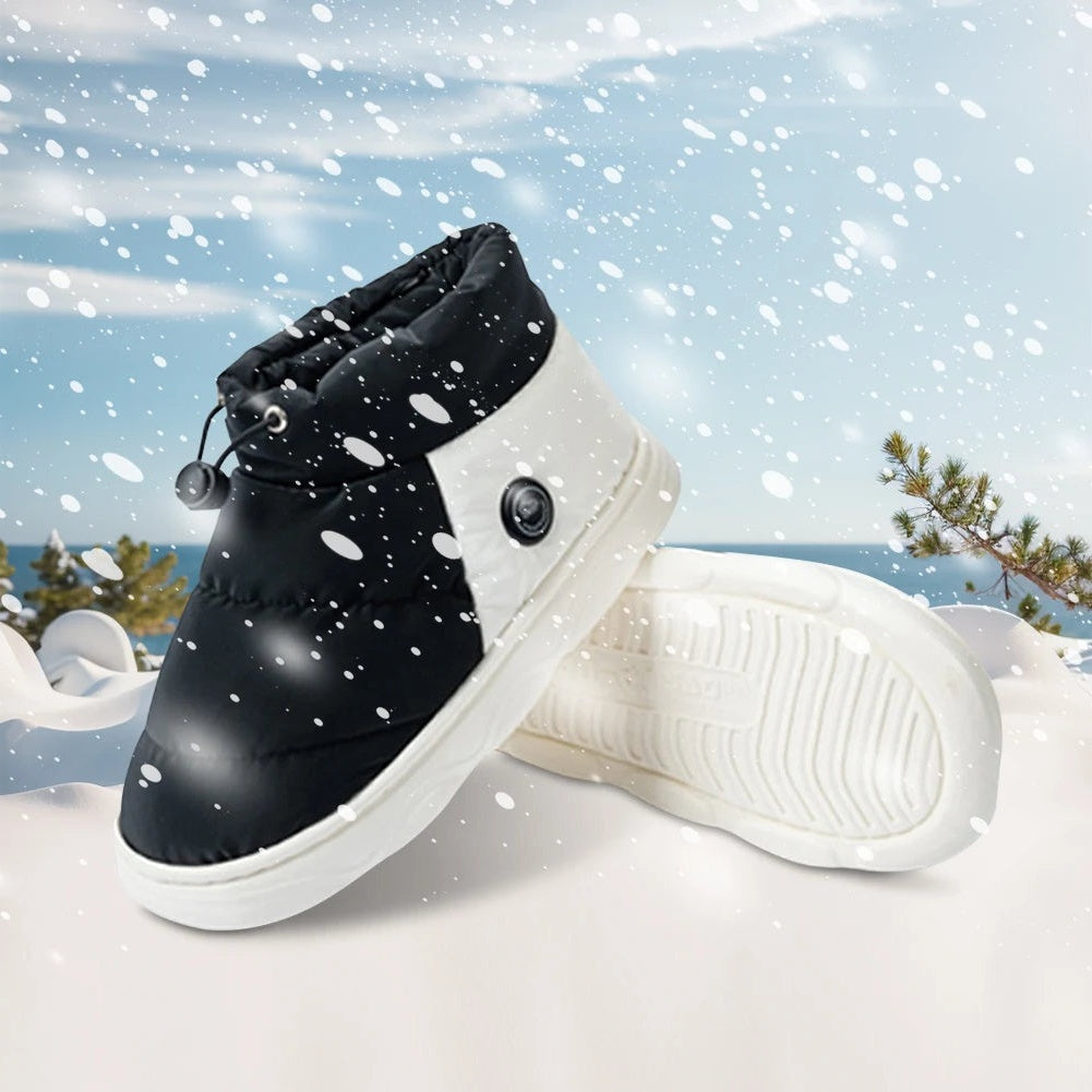 USB Heated Booties with Three Heat Settings and Grip Sole Design All Vera Mart