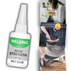 Instant Setting Adhesive for Ceramics, Glass, and Multi-Materials with Clear Finish All Vera Mart