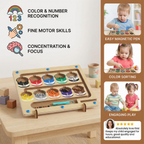 Bead Maze Board with Magnetic Stick and Color Sorting, Counting Activities All Vera Mart