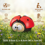 Balloon Floating Toy with Ladybug Design and Single Button Control All Vera Mart
