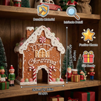 Mini Golf Set with Gingerbread House Theme and Putter, Holiday Game for All Ages All Vera Mart