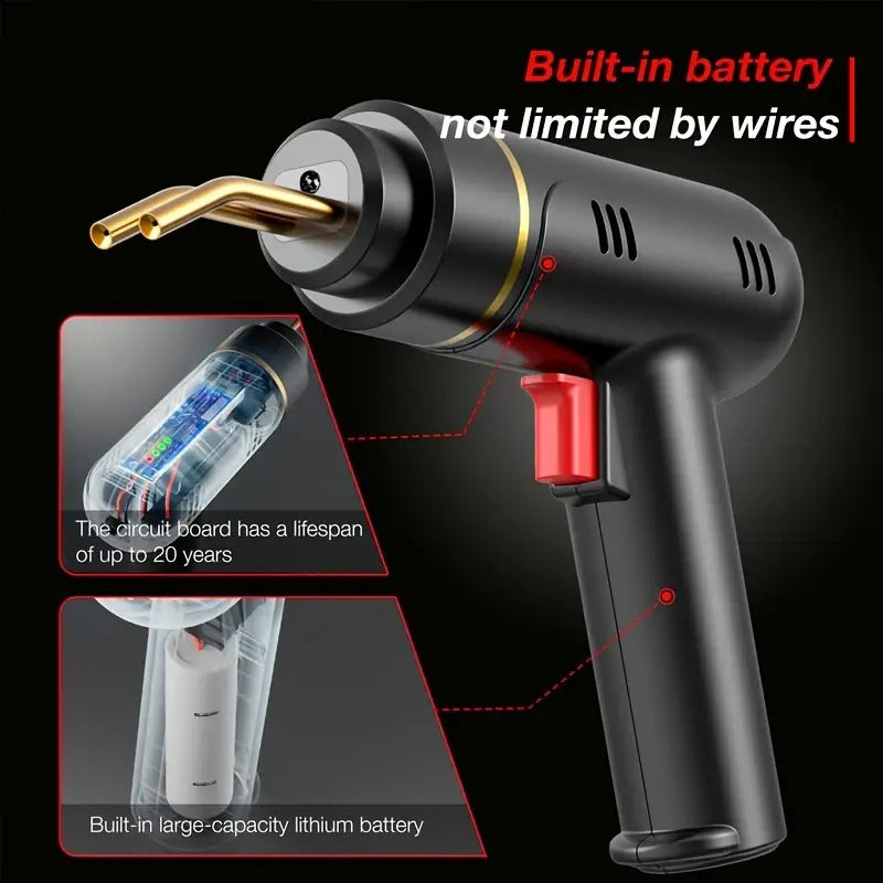 200W Plastic Welder Gun with LED Light and Seven Rod Types All Vera Mart