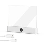 Rechargeable Flat Panel Reading Light with 3 Color Modes and Adjustable Brightness All Vera Mart