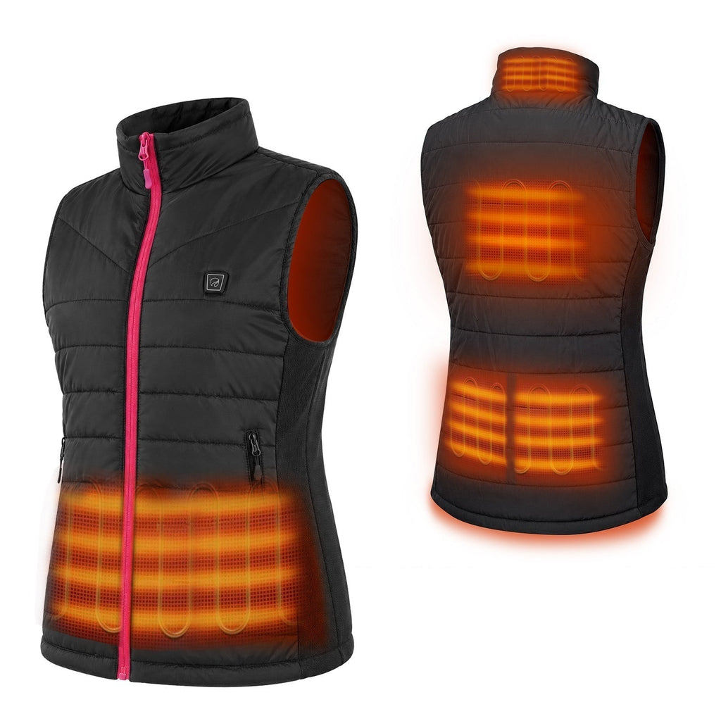 Women's Heated Vest with 6 Heating Zones and 3 Temperature Levels, Machine Washable All Vera Mart