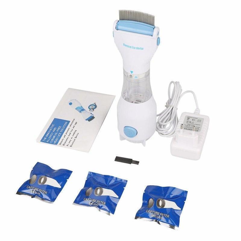 Head Lice Removal Comb with LED Light and Stainless Steel Teeth All Vera Mart