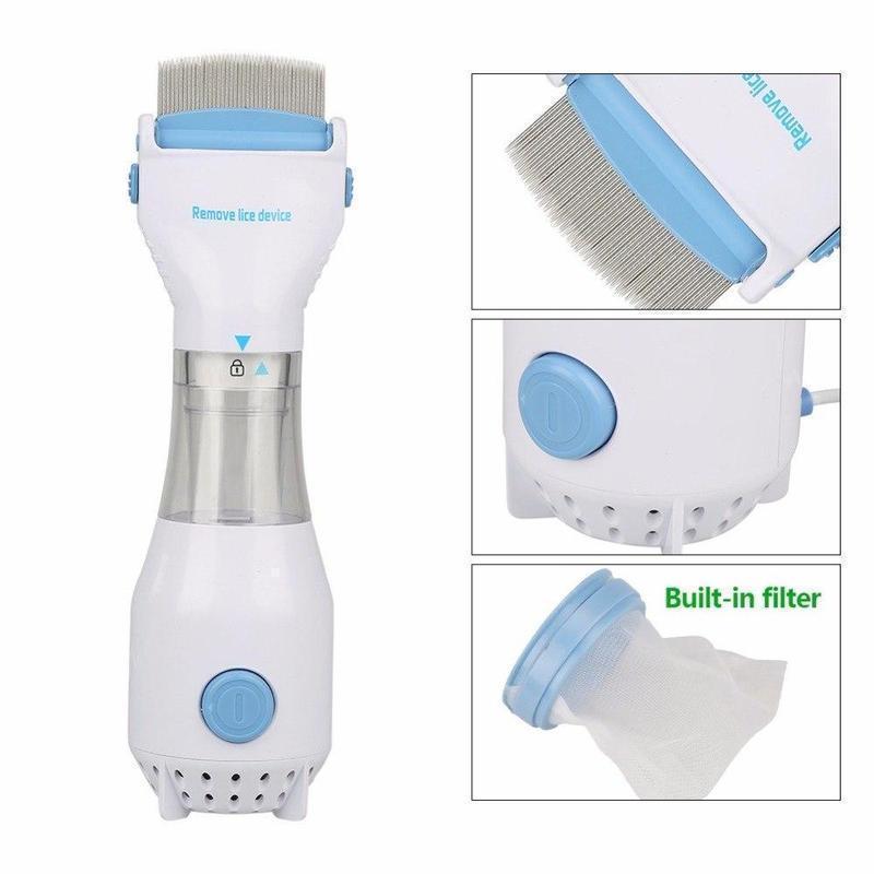 Head Lice Removal Comb with LED Light and Stainless Steel Teeth All Vera Mart