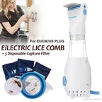 Head Lice Removal Comb with LED Light and Stainless Steel Teeth All Vera Mart